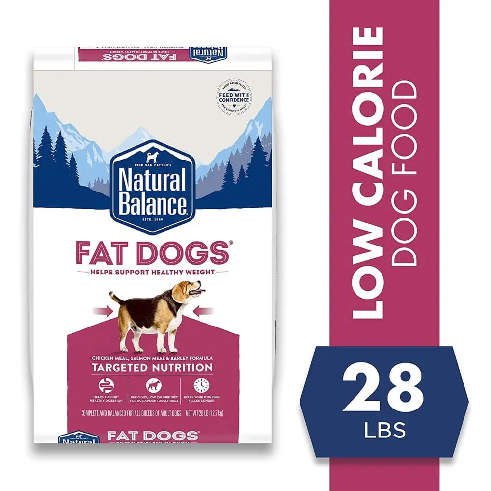 Natural Balance Pet Foods Fat Dogs Chicken & Salmon Formula Low Calorie Dry Dog Food Natural Balance CPD