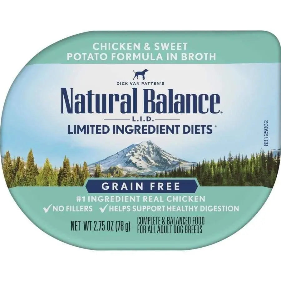 Natural Balance Pet Foods L.I.D Chicken & Sweet Potato in Broth Dog Food 24ea/2.75 oz, 24 pk Natural Balance CPD