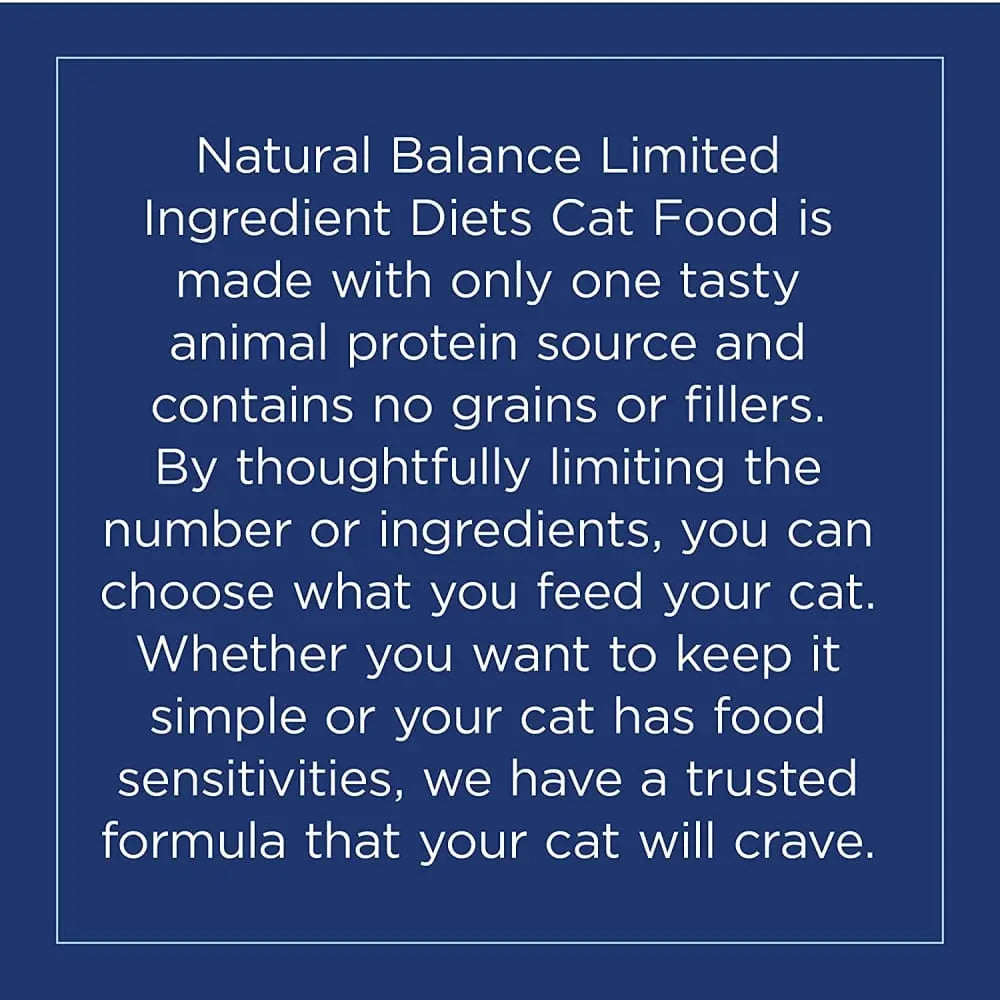 Natural Balance Pet Foods L.I.D Green Pea & Chicken Formula Dry Cat Food Natural Balance CPD