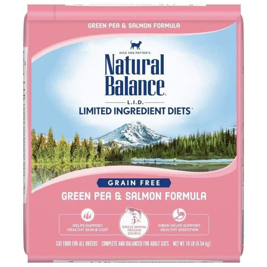 Natural Balance Pet Foods L.I.D Green Pea & Salmon Formula Dry Cat Food Natural Balance CPD