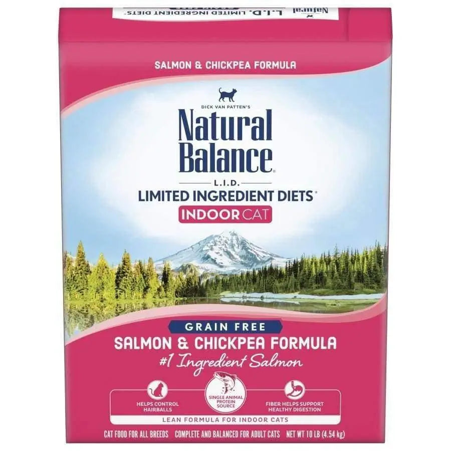 Natural Balance Pet Foods L.I.D Indoor Salmon & Chickpea Formula Cat Food Natural Balance CPD