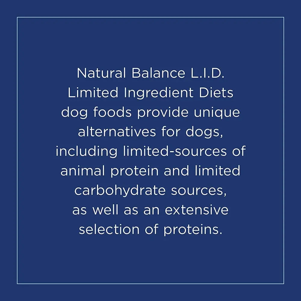 Natural Balance Pet Foods L.I.D White Fish & Sweet Potato in Broth Dog Food 24ea/2.75 oz, 24 pk Natural Balance CPD