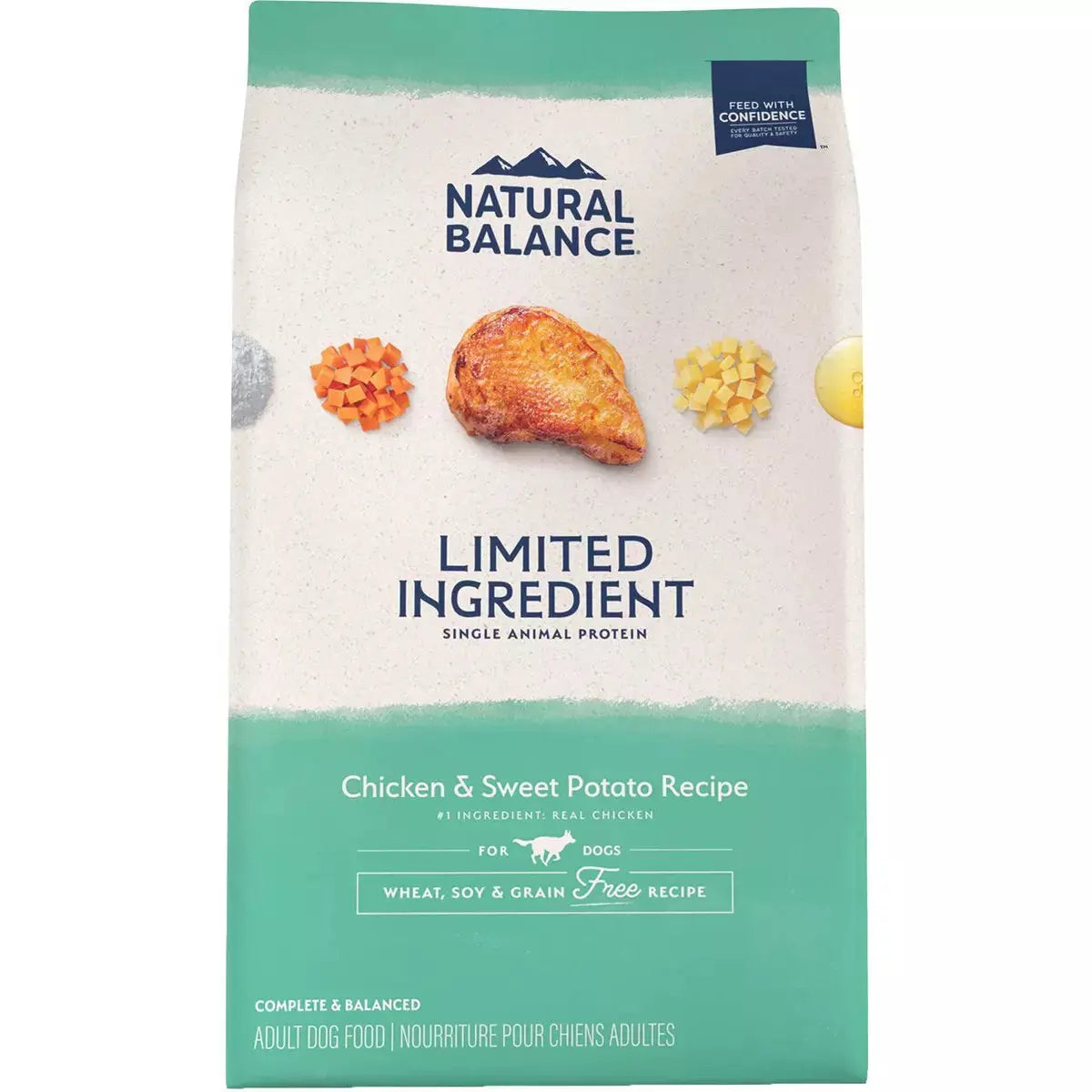 Natural Balance Pet Foods L.I.D. Adult Dry Dog Food Chicken & Sweet Potato Natural Balance