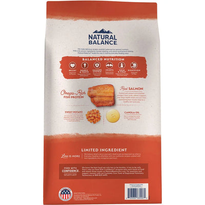 Natural Balance Pet Foods L.I.D. Adult Salmon & Sweet Potato Dry Dog Food Natural Balance