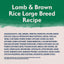 Natural Balance Pet Foods L.I.D. Large Breed Bites Lamb & Brown Rice Dry Dog Food Natural Balance