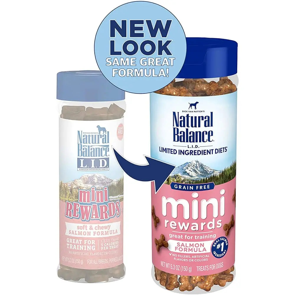 Natural Balance Pet Foods LID Mini Rewards Soft & Chewy Salmon Dog Treats Natural Balance CPD