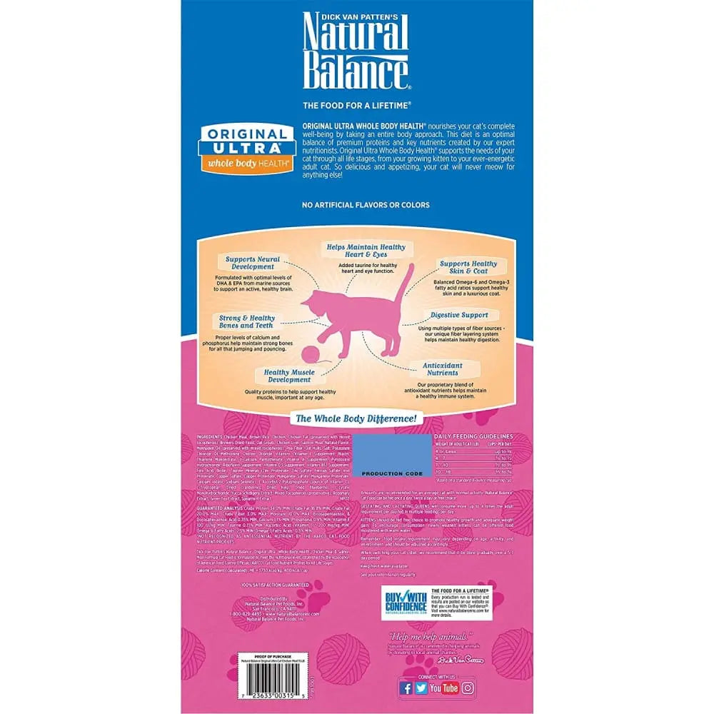 Natural Balance Pet Foods Original Ultra Premium Whole Body Health