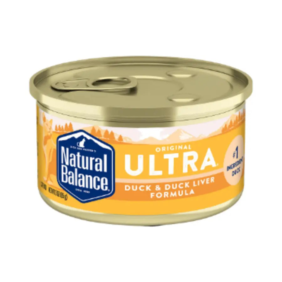 Natural Balance Pet Foods Original Ultra Wet Cat Food Duck & Duck Liver 3 oz, 24 pk Natural Balance CPD
