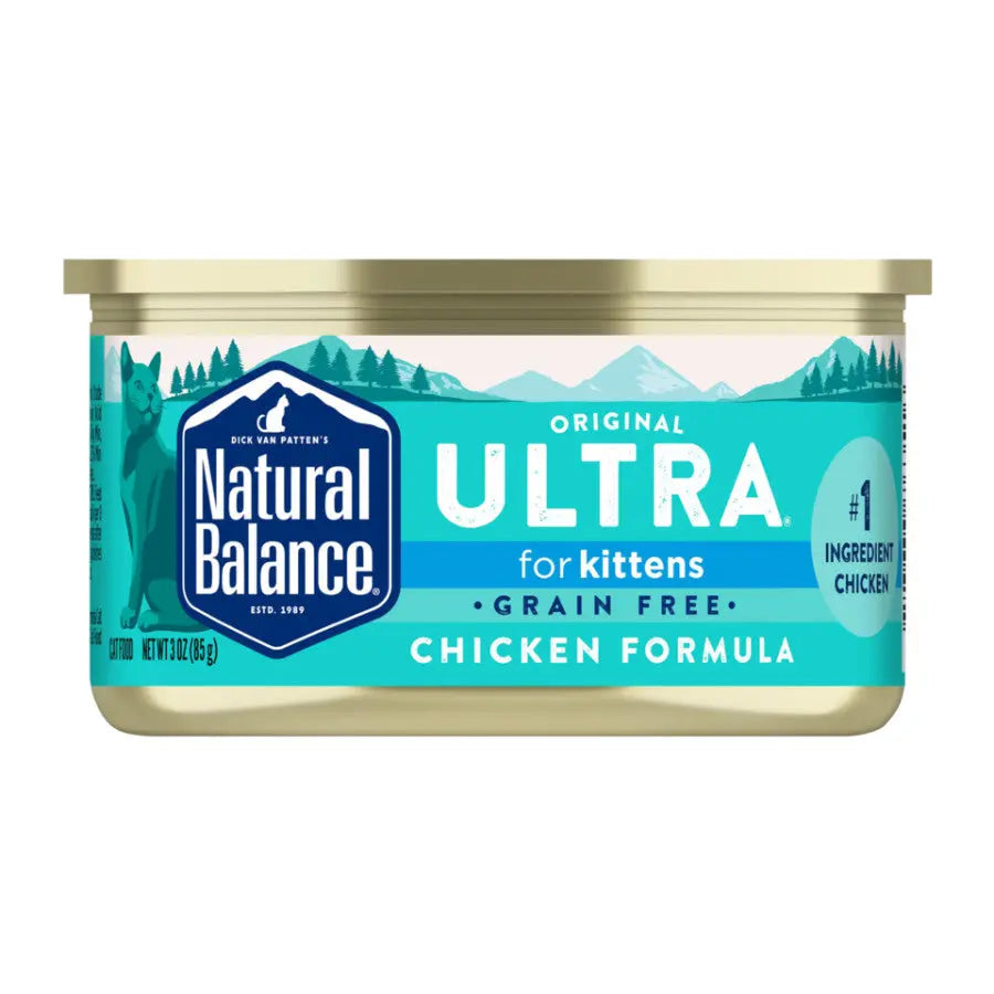 Natural Balance Pet Foods Original Ultra Whole Body Health Chicken Wet Kitten Food 3 oz, 24 pk Natural Balance
