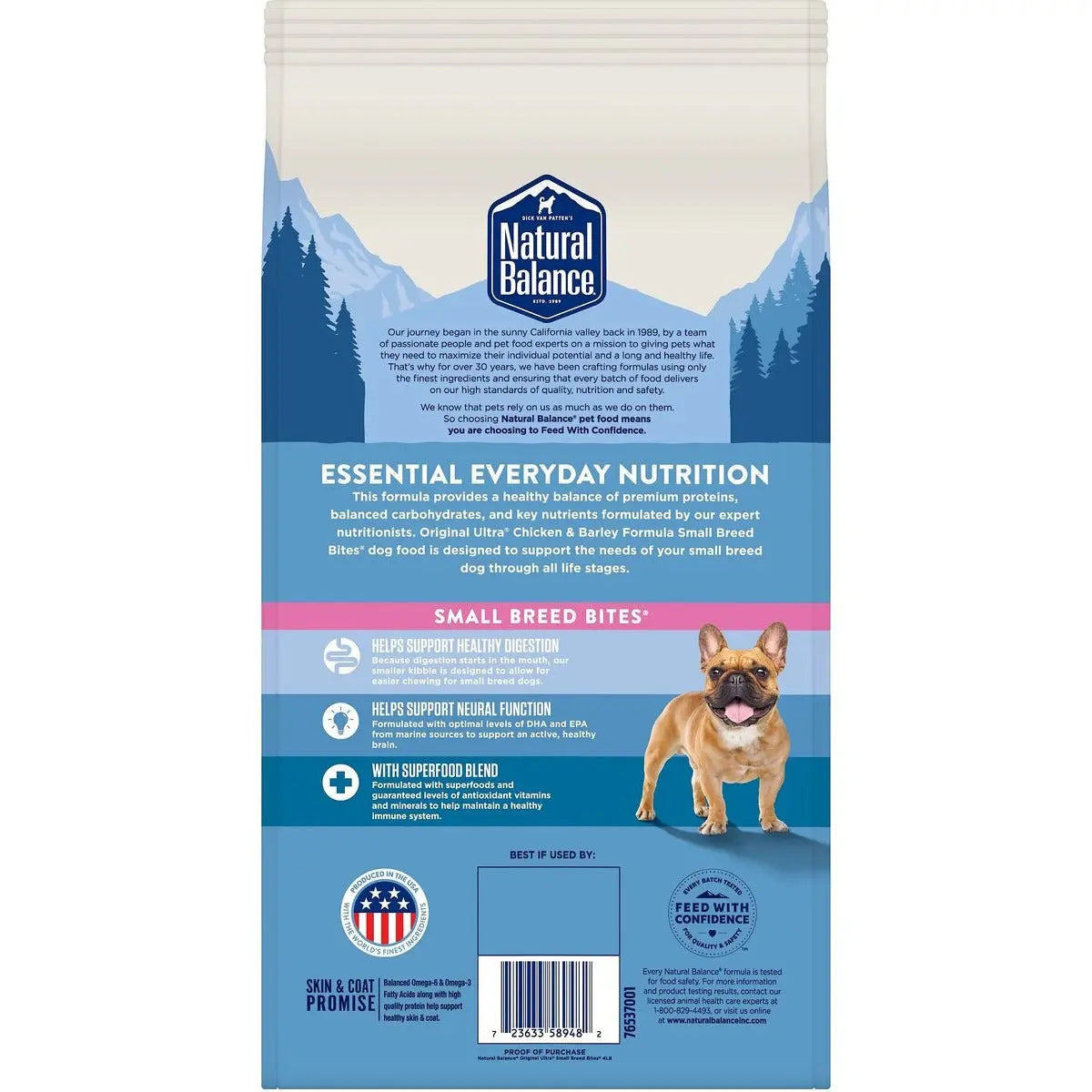 Natural Balance Pet Foods Ultra Small Breed Bites Chicken Dry Dog Food Natural Balance CPD