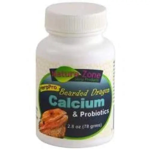 Nature Zone Bearded Dragon Calcium & Probiotics Supplement Nature Zone