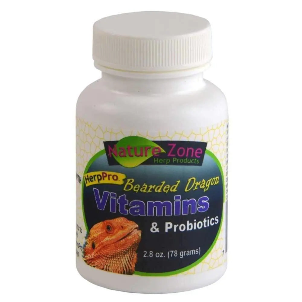 Nature Zone Bearded Dragon Vitamins & Probiotics Supplement 1ea/2.8 oz Nature Zone CPD