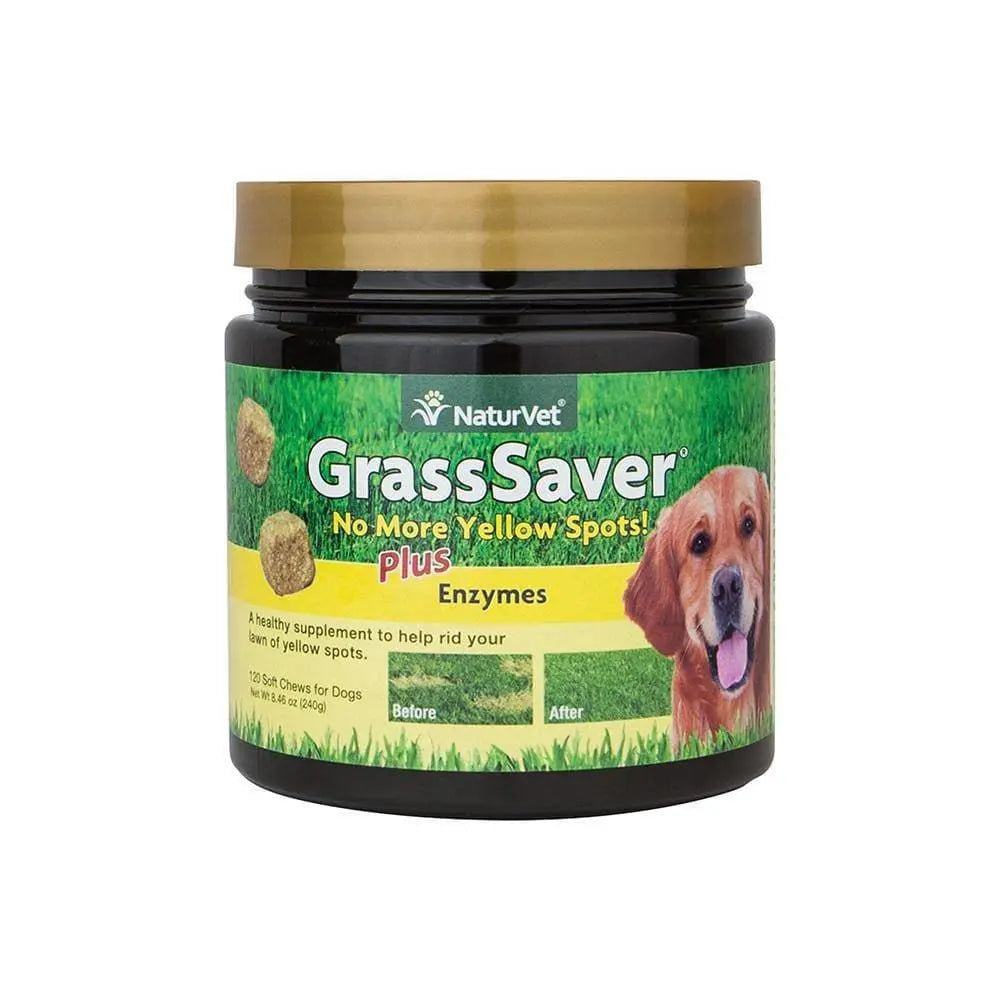 Naturvet® GrassSaver® Plus Enzymes Dogs Soft Chews 120 Count – Talis Us