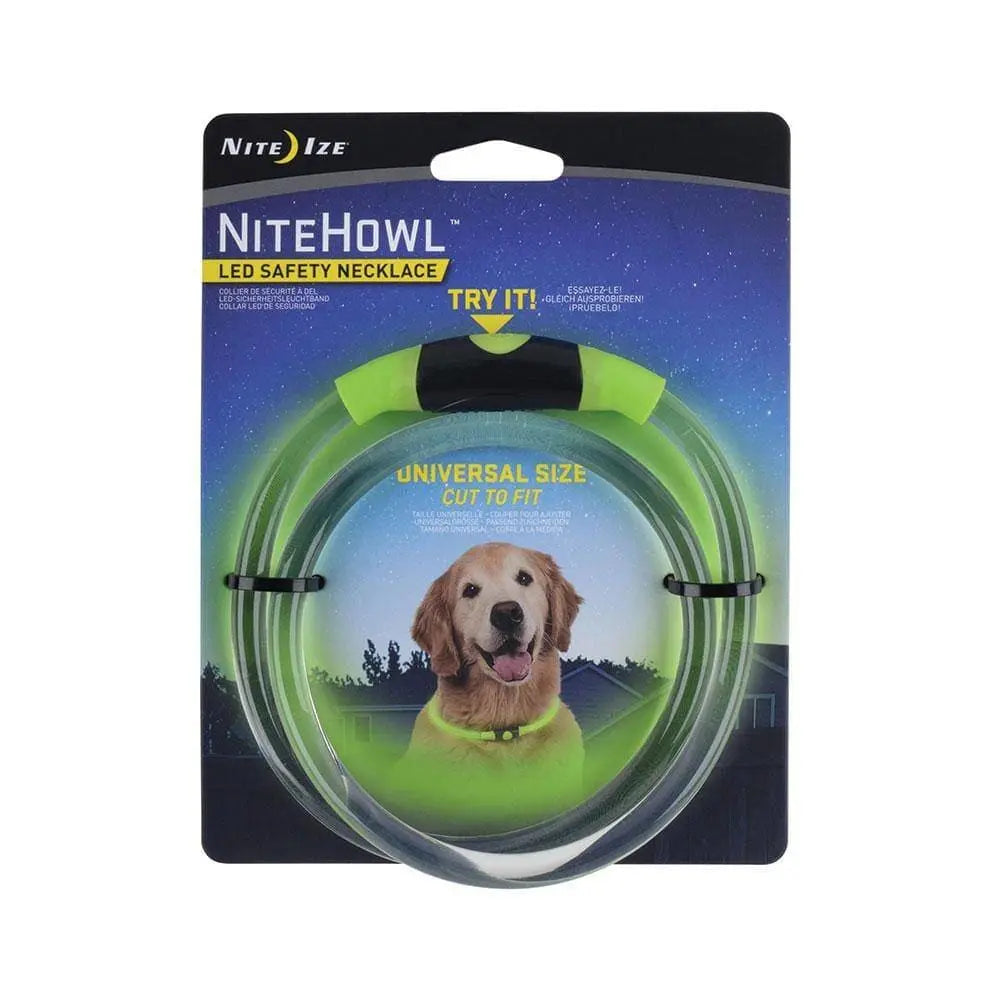 Nite Ize® Nitehowl® Led Safety Necklace for Dog Green Color Nite Ize®