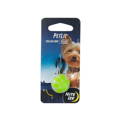 Nite Ize® Petlit® Collar Light for Dog Paw Color 1.73 X 0.97 X 0.62 Inch Nite Ize®