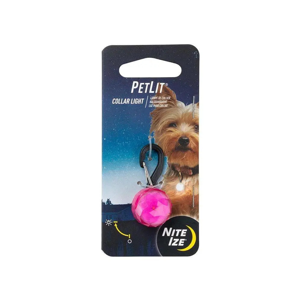 Nite Ize® Petlit® Collar Light for Dog Pink Color 1.73 X 0.97 X 0.62 Inch Nite Ize®