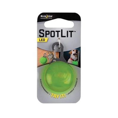 Nite Ize® Spotlit Led Carabiner Light for Dogs Lime Color 2.12 X 1.28 X 0.85 Inch Nite Ize®