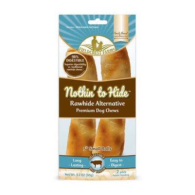 Nothin' to Hide? Small 5" Beef Roll Dog Chew 2 Pack Ethical
