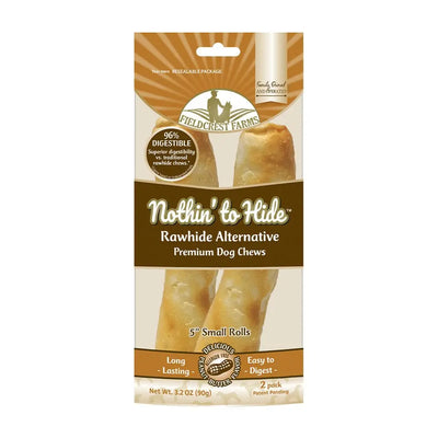 Nothin' to Hide? Small 5" Peanut Butter Roll Dog Chew 2 Pack Ethical