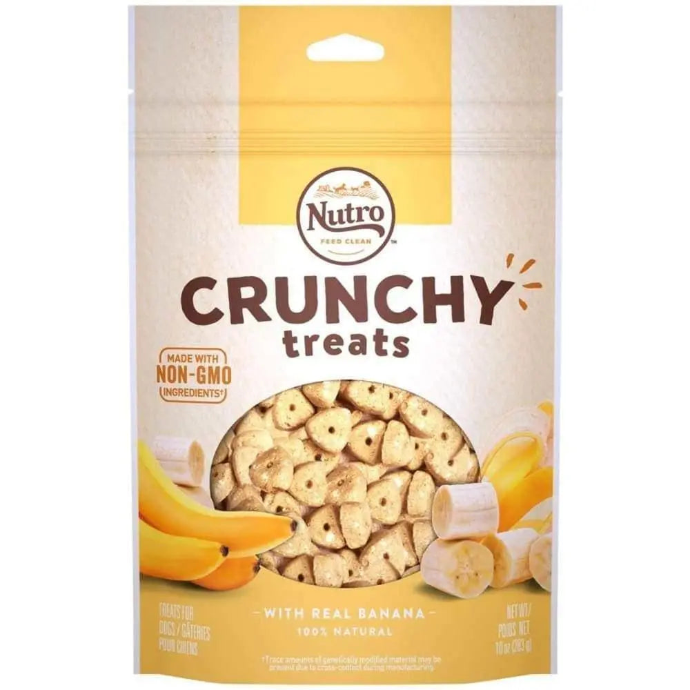 Nutro Products Crunchy Dog Treats Banana 10 oz Nutro Treat