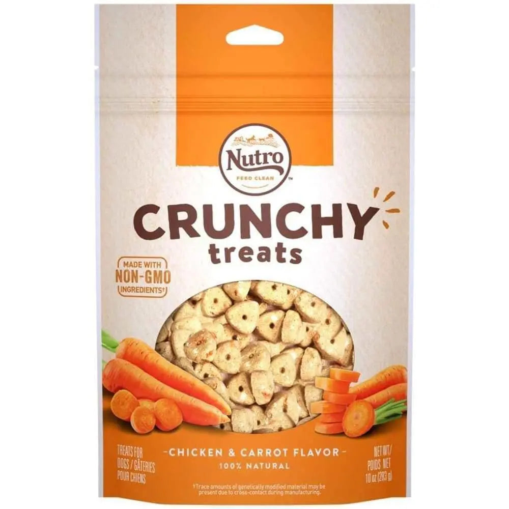Nutro Products Crunchy Dog Treats Chicken|Carrot 10 oz Nutro Treat