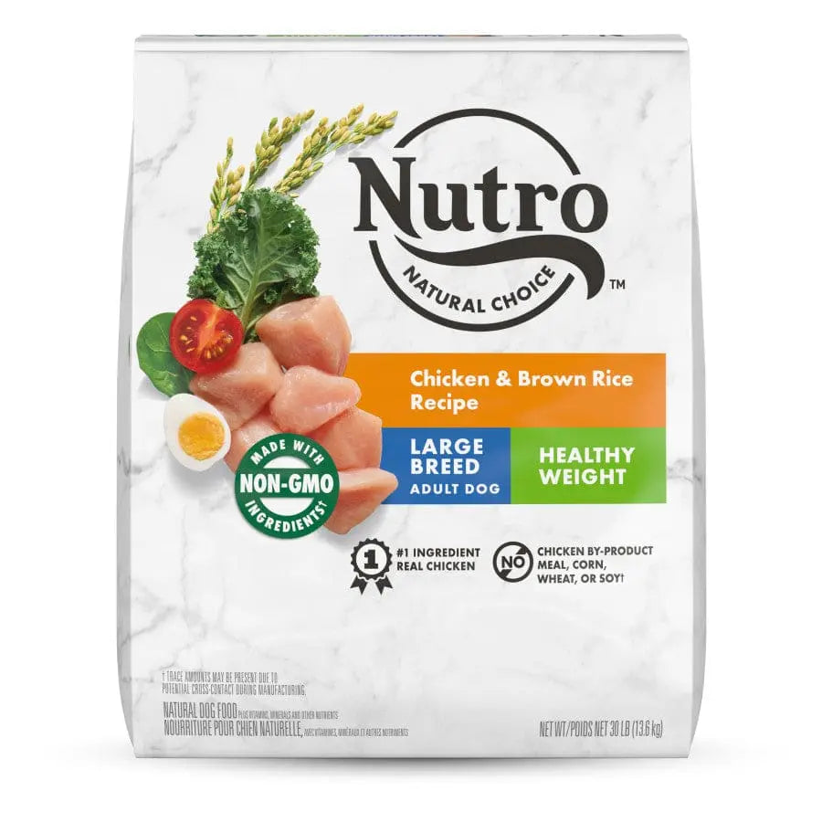 Nutro Products Natural Choice Healthy Weight Large Breed Adult Dry Dog Food Chicken & Brown Rice, Nutro