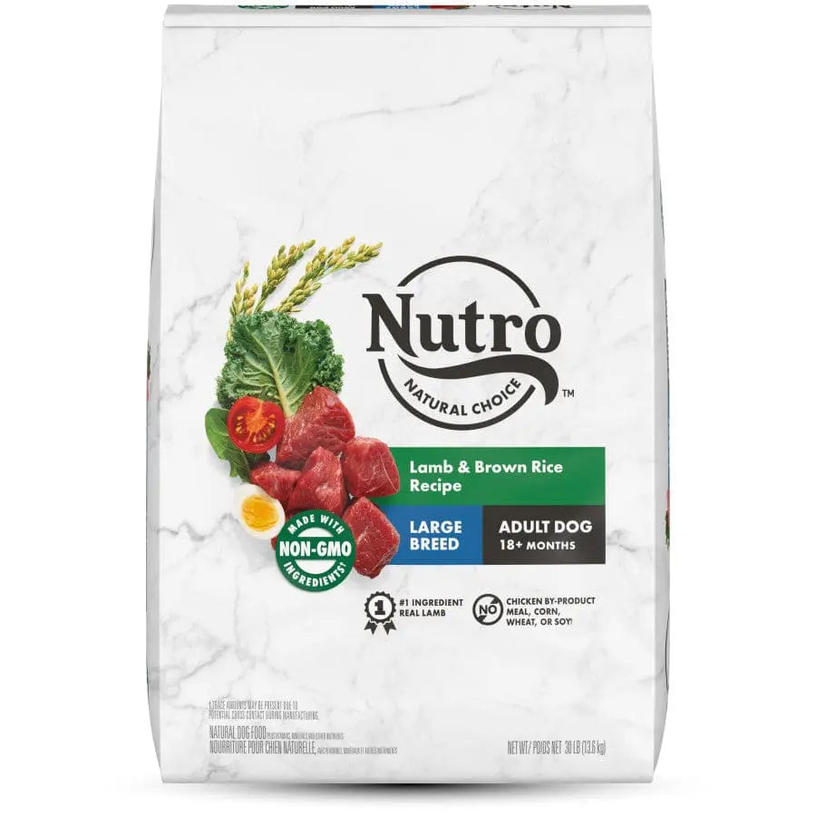 Nutro Products Natural Choice Large Breed Adult Dry Dog Food Lamb & Brown Rice, 30 lb Nutro