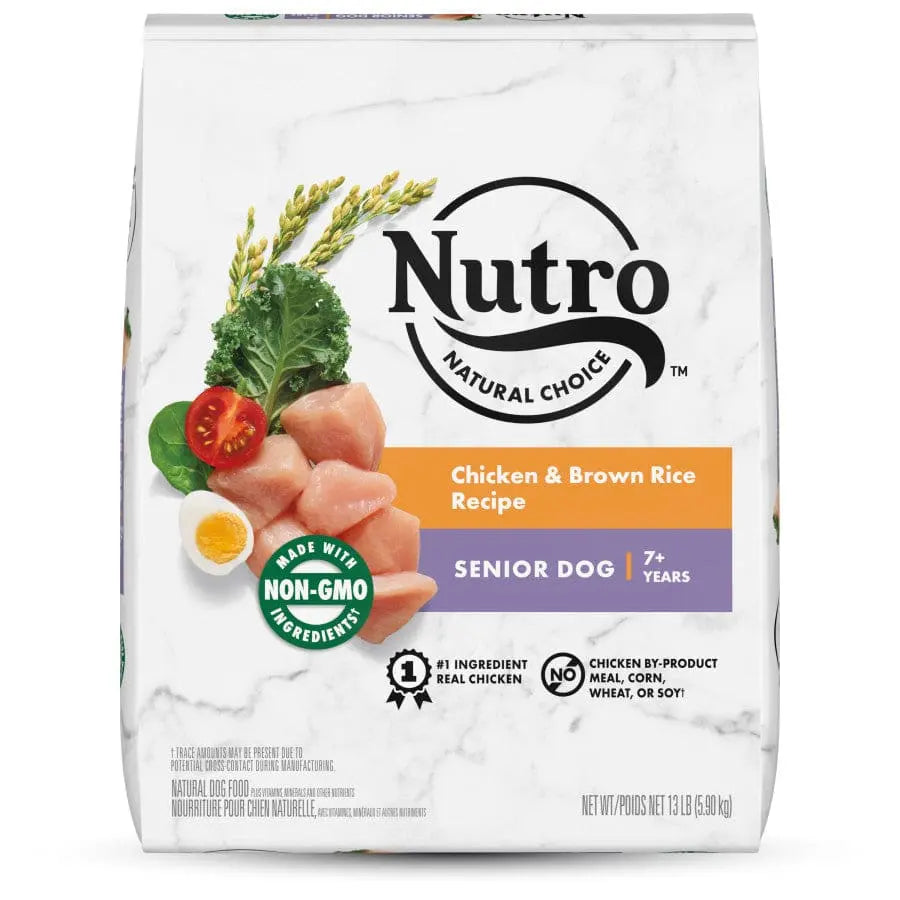 Nutro Products Natural Choice Senior Dry Dog Food Chicken & Brown Rice Nutro