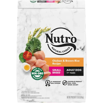 Nutro Products Natural Choice Small Breed Adult Dry Dog Food Chicken & Brown Rice Nutro