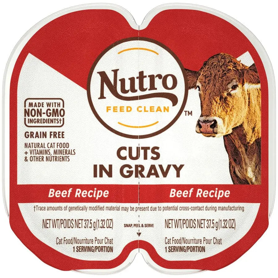 Nutro Products Perfect Portions Grain Free Cuts in Gravy Adult Wet Cat Food 2.6 oz, 24 pk Nutro CPD