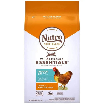 Nutro Products Wholesome Essentials Healthy Weight Indoor Adult Dry Cat Food Chicken & Brown Rice Nutro CPD