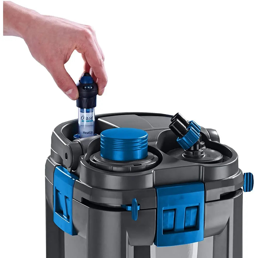 OASE BioMaster Thermo External Canister Filter with Built-in Heater Black, Blue OASE