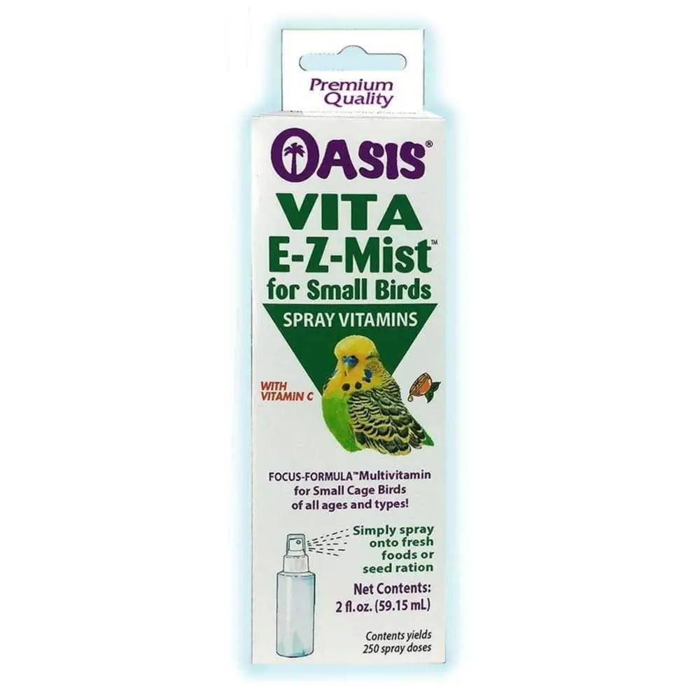 Oasis VITA E-Z-MIST Multivitamin Spray for Small Birds 2 Fl. oz Oasis