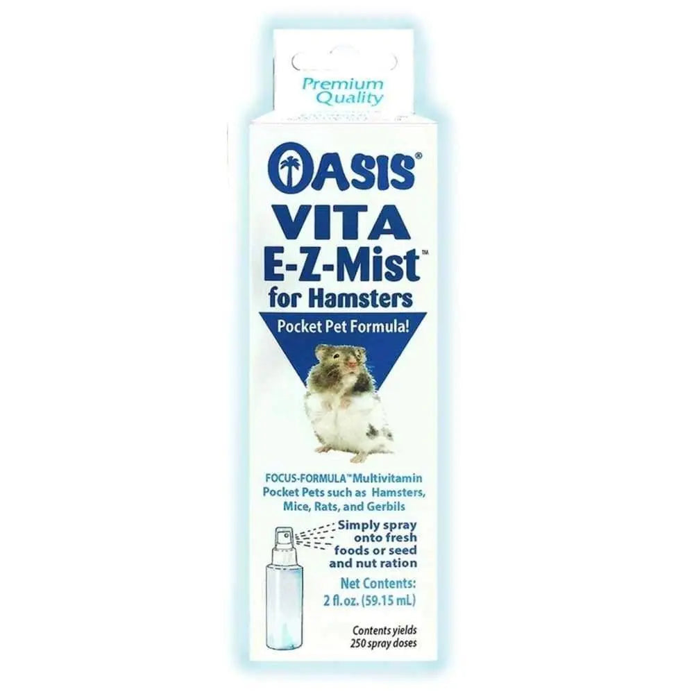 Oasis VITA E-Z-Mist Multivitamin Spray for Hamster & Pocket Pets 2 Fl. oz Oasis
