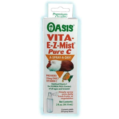 Oasis VITA E-Z-Mist Pure Vitamin C Spray for Guinea Pig 2 Fl. oz Oasis