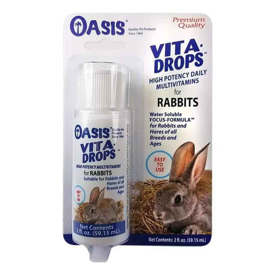 Oasis Vita-Drops High Potential Daily Multivitamin for Rabbits 2 Fl. oz Oasis