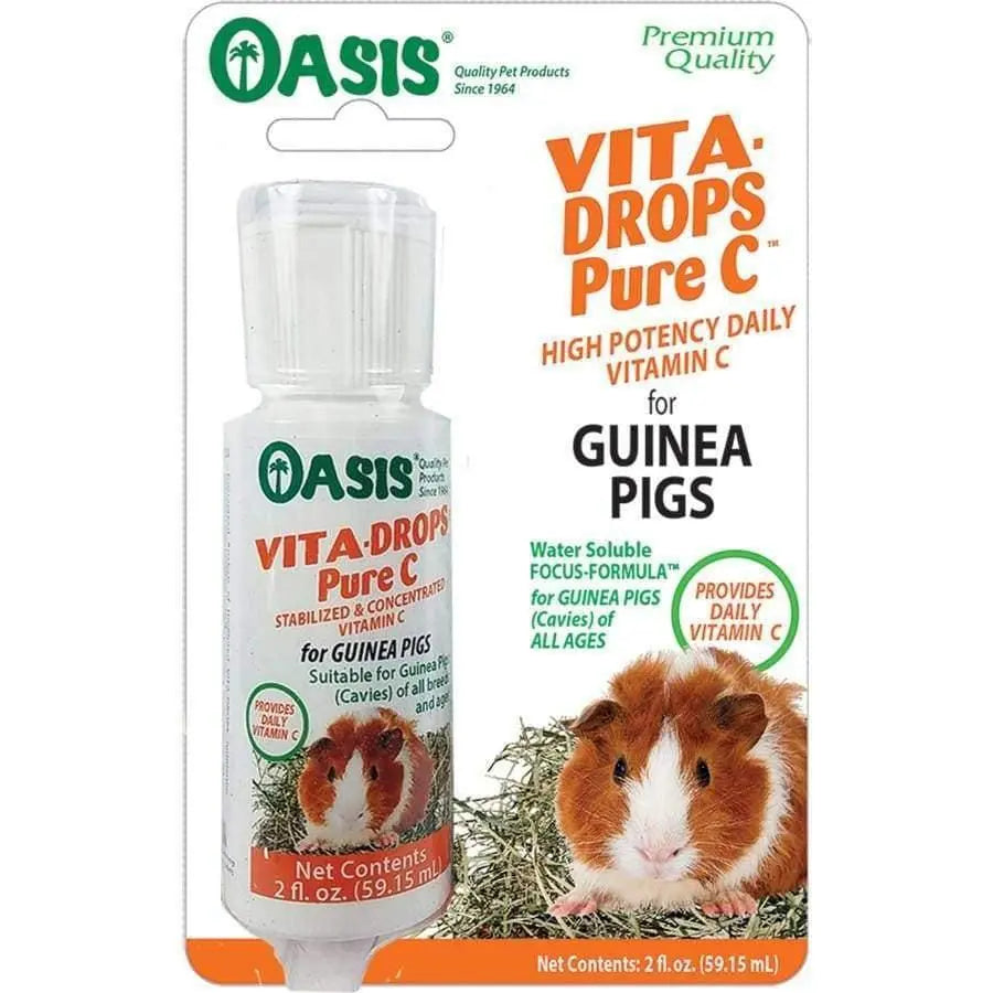 Oasis Vita-Drops Pure Vitamin C for Guinea Pigs 2 Fl. oz Oasis