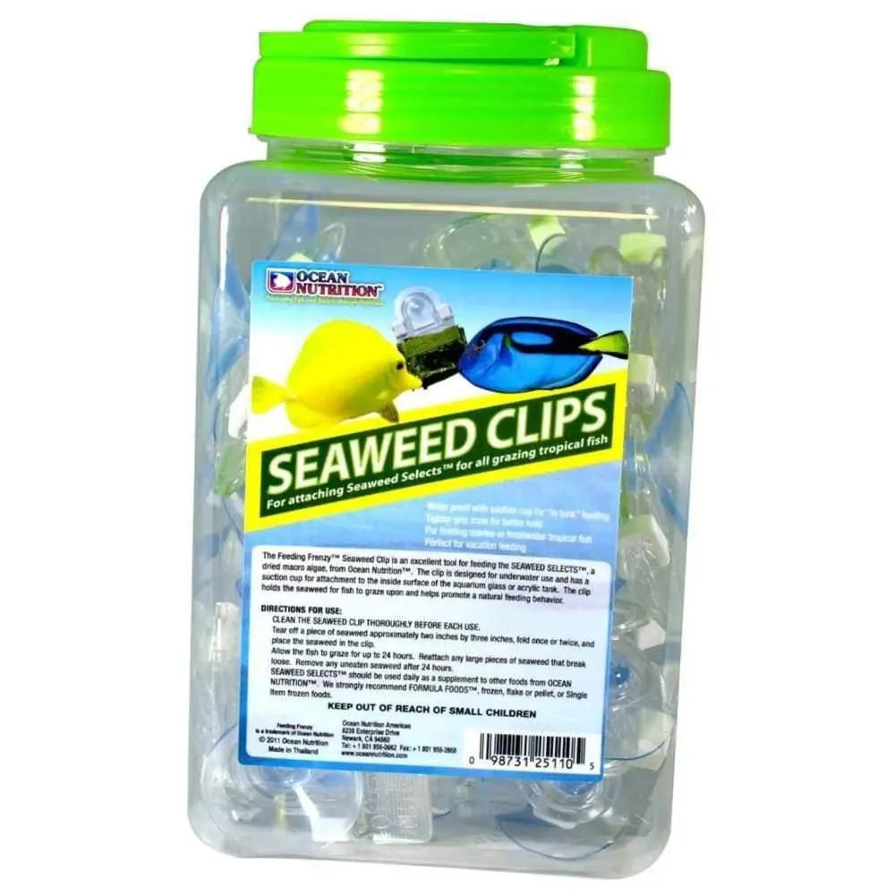 Ocean Nutrition Nutrition Feeding Frenzy Seaweed Clips Clear Ocean Nutrition