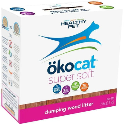Okocat Super Soft Clumping Wood Litter 8.4 lbs Healthy Pet