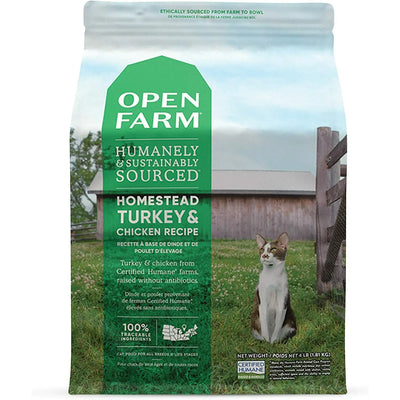 Open Farm® Homestead Turkey & Chicken Grain Free Dry Cat Food Open Farm