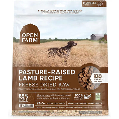 Open Farm® Pasture-Raised Lamb Freeze Dried Raw Dog Food Open Farm