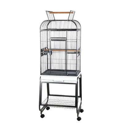 Open Flat Top with Plastic Base Bird Cage 22"x17"x66" A&E Cage Company