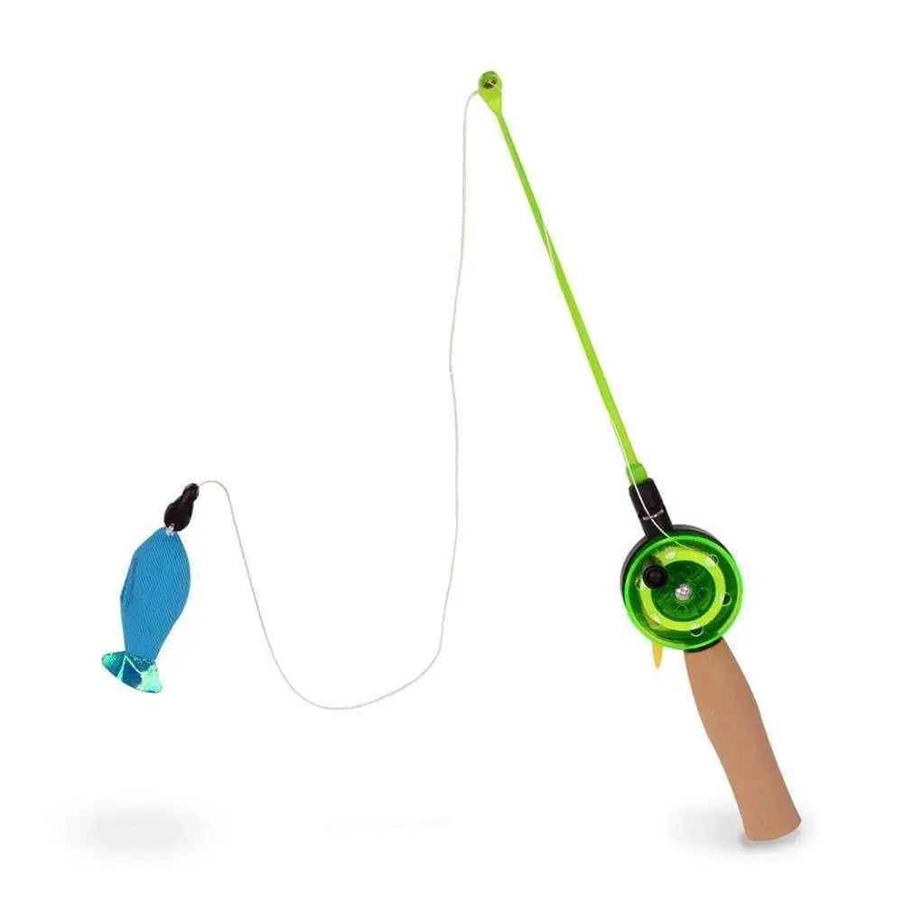 OurPets® Teaser Wand Fishing Rod With Fish Cat Toys OurPets®