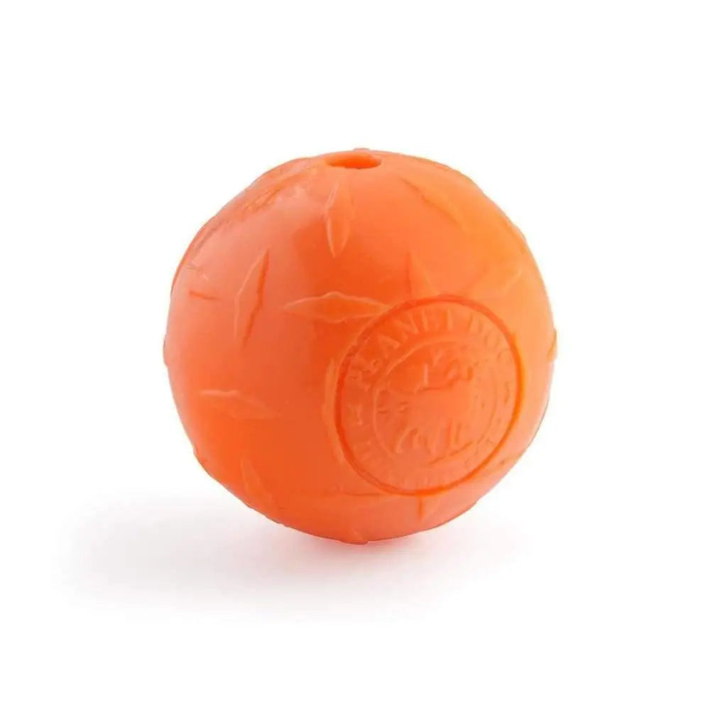Outward Hound® Orbee-Tuff Diamond Plate Ball Dog Toys Orange Color Small Outward Hound®
