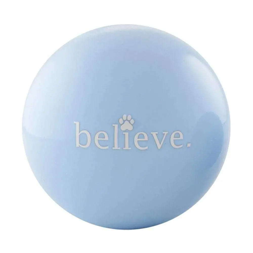 Outward Hound® Orbee-Tuff Holiday Believe Ball Dog Toys Blue Color Small Outward Hound®