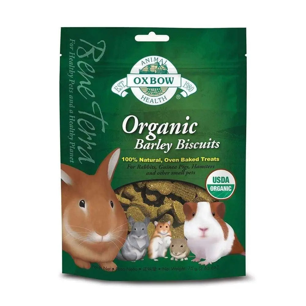 Oxbow Animal Health® Bene Terra Organic Barley Biscuits 2.65 Oz Oxbow Animal Health®