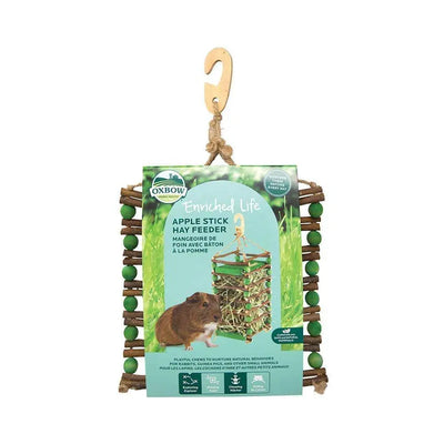 Oxbow Animal Health® Enriched Life Apple Stick Hay Feeder for Small Animal Oxbow Animal Health®