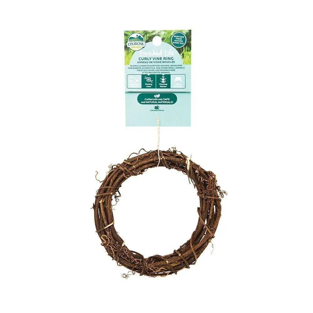 Oxbow Animal Health® Enriched Life Curly Vine Ring for Small Animal Oxbow Animal Health®