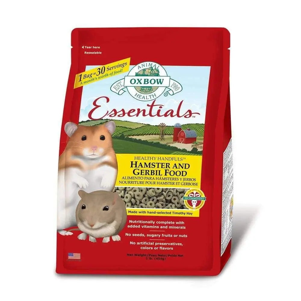 Oxbow Animal Health® Essentials Hamster & Gerbil Food 1 Lbs Oxbow Animal Health®
