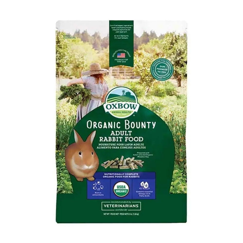Oxbow Animal Health® Organic Bounty Adult Rabbit Food 3 Lbs Oxbow Animal Health®